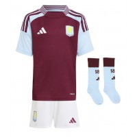 Koszulka piłkarska Aston Villa John McGinn #7 Strój Domowy dla dzieci 2024-25 tanio Krótki Rękaw (+ Krótkie spodenki)